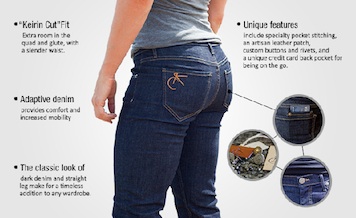 Keirin Cut Jeans Offers Denim the Athletic Physique