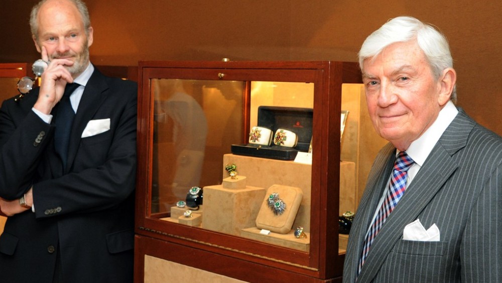 Harry Fane, left, with business partner and friend Ward Landrigan.