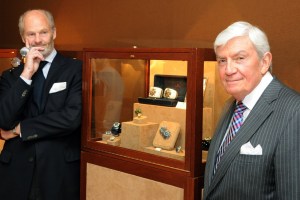Harry Fane, left, with business partner and friend Ward Landrigan.