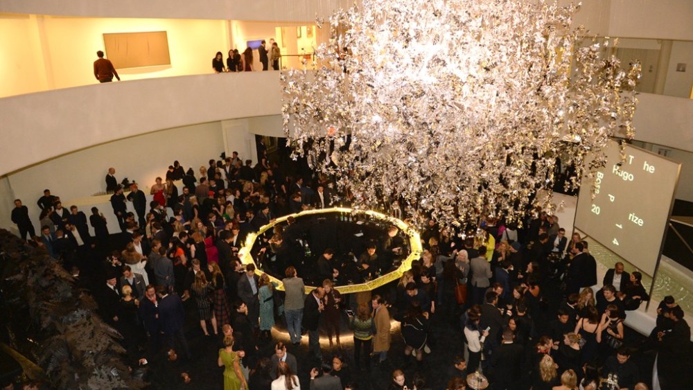 The scene at the Hugo Boss gala at Guggenheim Museum.