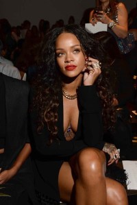 Rihanna sitting Front Row at Altuzarra RTW Spring 2015