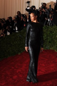 Rihanna in Tom Ford at the Costume Institute Gala 2012