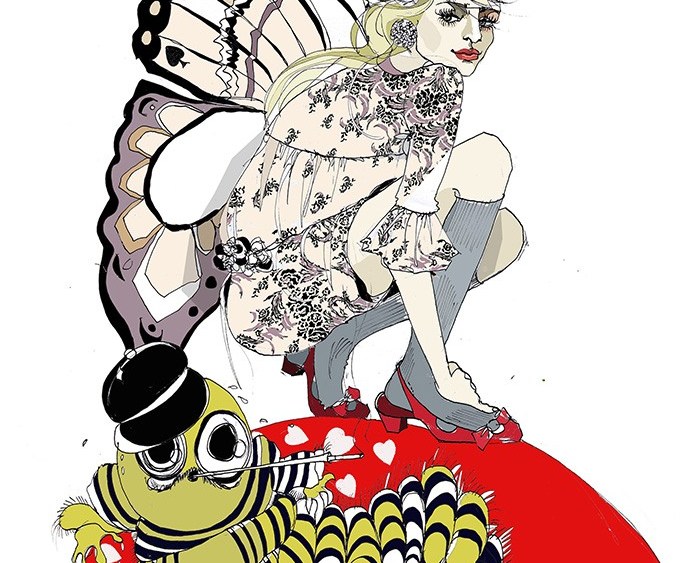 Alice Wonderland Fashion Exhibition Set London