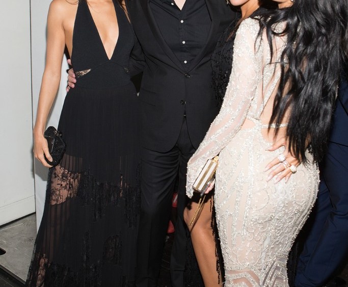 Kendall Jenner, Jim Moore, Kylie Jenner, Khloe Kardashian 2015 Grammy Awards After Party