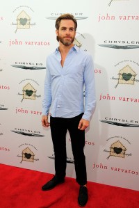 John Varvatos Stuart House Benefit, Chris Pine