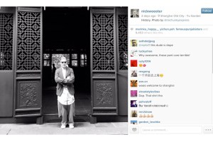 Nick Wooster, Shanghai, Instagram
