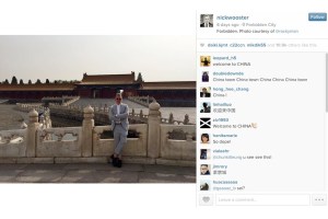 Nick Wooster, Shanghai, Instagram