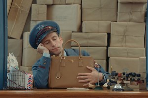 Prada, “The Postman Dreams,” Autumn de Wilde, Galleria bag
