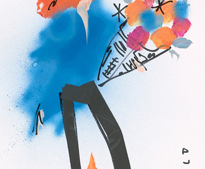 Donald Roberston illustrations Covent Garden's Floral Street