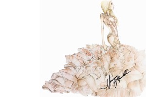 Lady Gaga, Monique Lhuillier