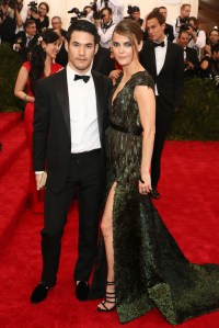 Joseph Altuzarra in Ralph Lauren Black Label and Keri Russell in Altuzarra