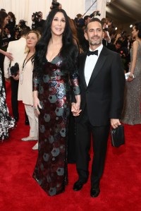 Cher in Marc Jacobs with the designer