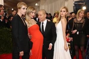 Edie Campbell, Jaime King, and Nicola Peltz