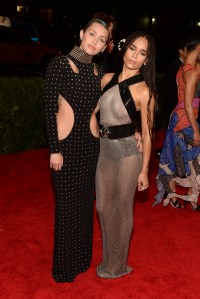 Miley Cyrus and Zoë Kravitz
