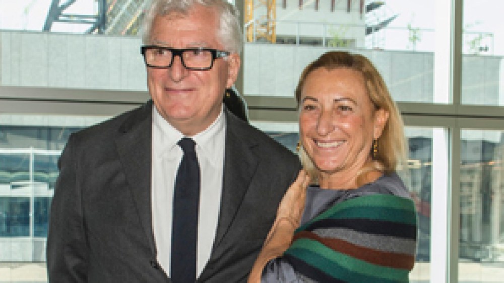 Patrizio Bertelli and Miuccia Prada