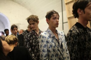 Backstage, Alexander McQueen, Men's, Spring, 2016