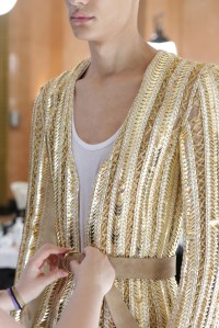 Backstage at Balmain Men's Spring 2016