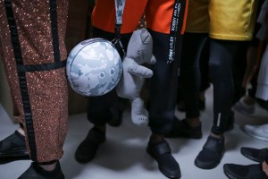 Backstage at Bobby Abley Men's Spring 2016