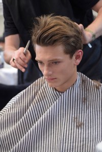 Backstage at Burberry Men's RTW Spring 2016