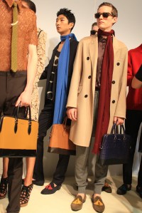 Backstage at Burberry Men's RTW Spring 2016