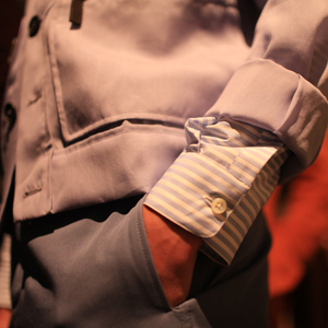 Backstage at Canali Men's Spring 2016