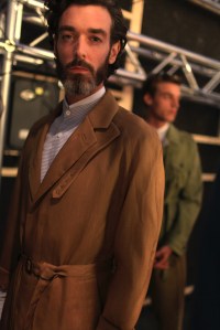 Backstage at Canali Men's Spring 2016