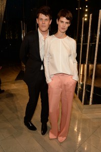 Wes Gordon and Saskia de Brauw at 2015 CFDA Fashion Awards Red Carpet