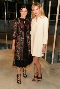 Tabitha Simmons and Jessica Hart at 2015 CFDA Fashion Awards Red Carpet