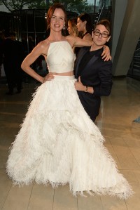 Juliette Lewis and Christian Siriano at 2015 CFDA Fashion Awards Red Carpet