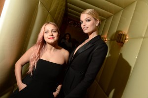 Eva Zuckerman and Daphne Groeneveld at CFDA 2015 After Party