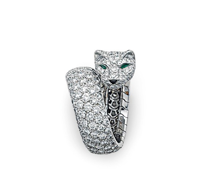 Cartier Panthere ring at Christie's New York Important Jewels
