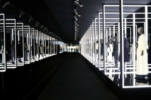 Interior of Dior boutique in Seoul
