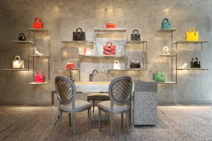 Interior of Dior boutique in Seoul