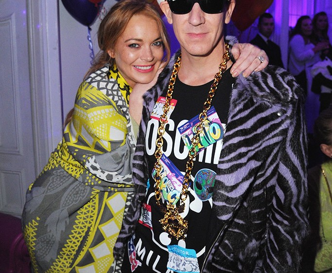 Moschino Faberge Jeremy Scott Mila Kunis