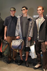 Models Backstage at Fendi Men's RTW Spring 2016