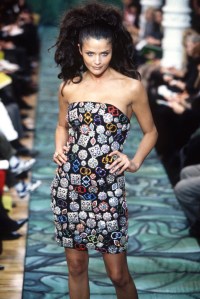 Helena Christensen in Todd Oldham Runway Show