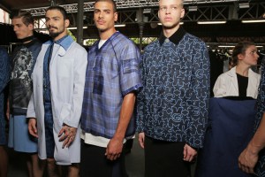 Backstage at Givenchy Men's RTW Spring 2016