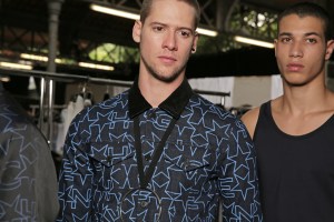Backstage at Givenchy Men's RTW Spring 2016