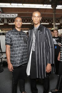 Backstage at Givenchy Men's RTW Spring 2016