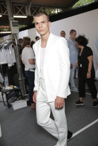 Backstage at Givenchy Men's RTW Spring 2016