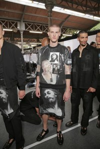 Backstage at Givenchy Men's RTW Spring 2016