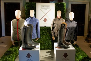 Boots and jackets at the Hunter Presentation at the London Collections: Men Spring 2016
