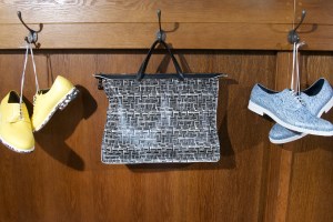Shoes and a bag from Jimmy Choo Men's RTW Spring 2016