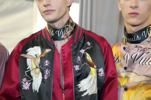 Backstage at Louis Vuitton Men's Spring 2016