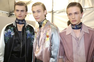 Backstage at Louis Vuitton Men's Spring 2016