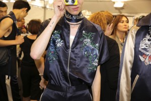 Backstage at Louis Vuitton Men's Spring 2016