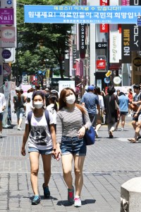 Myeongdong, Seoul, Korea, MERS