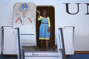 Michelle Obama Preen by Thorton Bregazzi Mary Katranzou