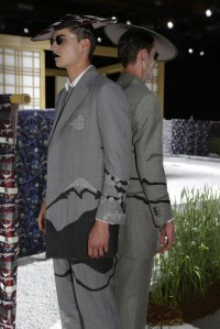 Backstage at Thom Browne Men's Spring 2016