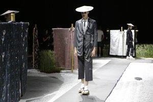 Backstage at Thom Browne Men's Spring 2016